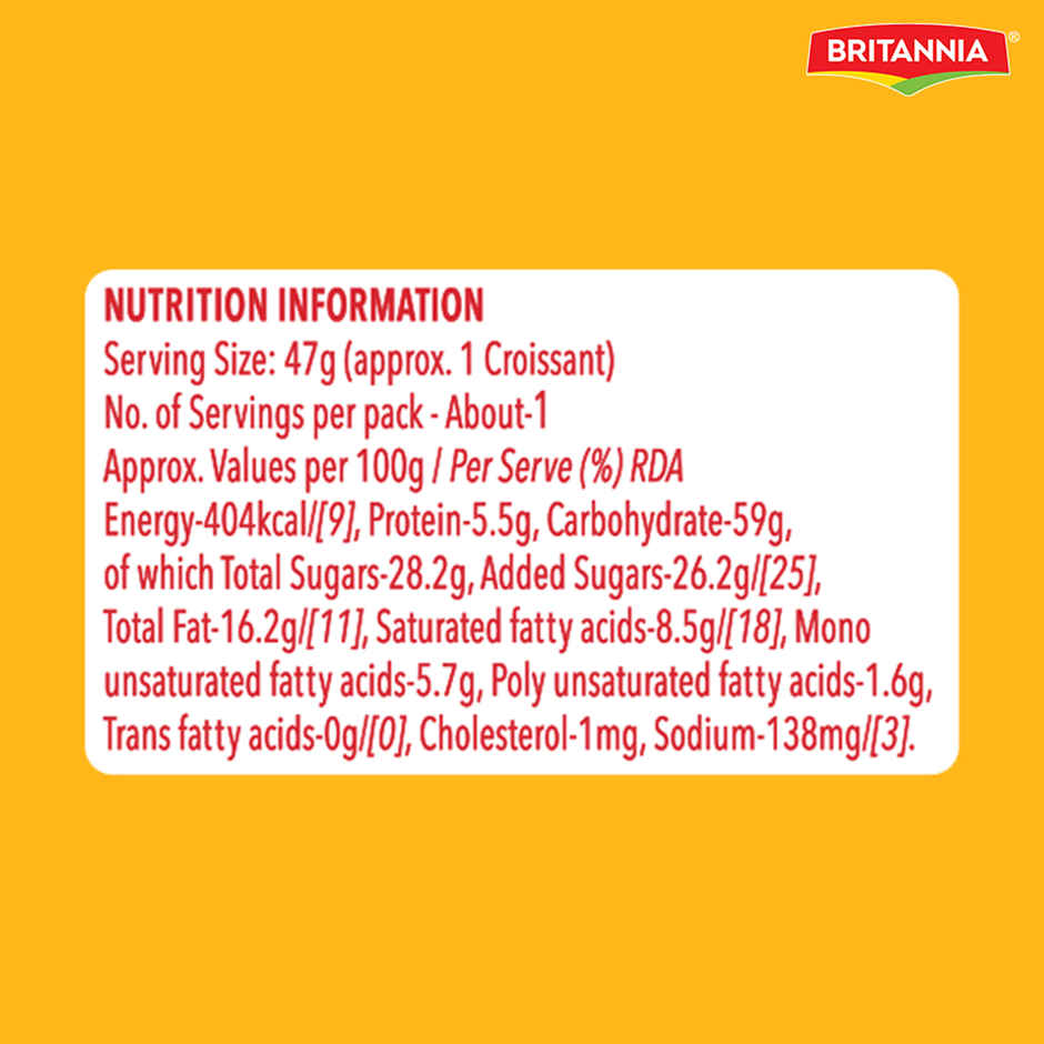 Britannia Treat Croissant - Mixed Fruit